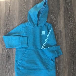 Three hoodies, carhart, cowgirl hardware